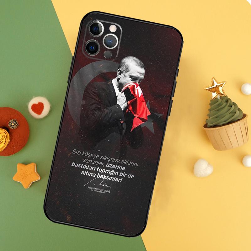 President Turkey Recep Tayyip Erdogan Phone Case For iPhone 17 16 14 13 12 11 15 Pro Max 12 13 Mini 16E 17 Air Shockproof Cover