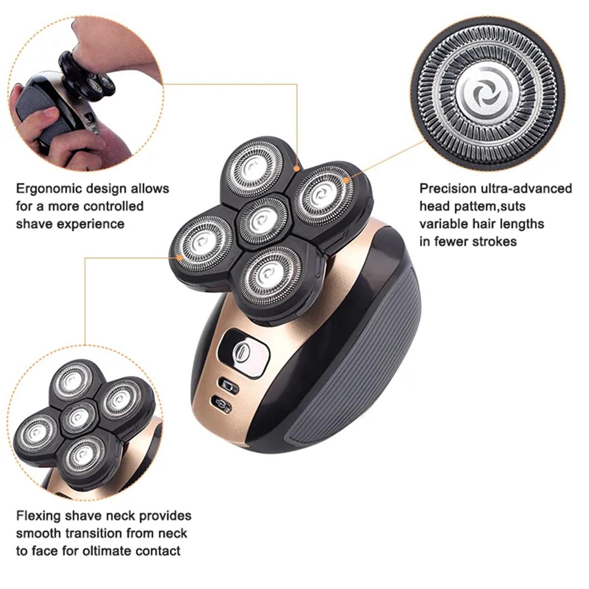 

Y21A 2PCS Replacement Shaver Head Electric Shaver 5D Independently 5 Cutter Floating Head Stainless Steel Shaver Blade CHINA
