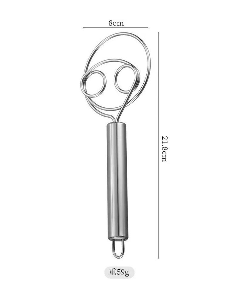 Non-stick Quick Egg Beater Bread Pastry Stainless Steel Dough Whisk Egg Mixer Hand Mixer Artisan Blender Kitchen Baking Tools