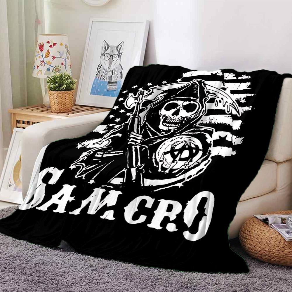 1pc dragon guitarThemed Blanket Soft Flannel All Season Cozy Throw with Bold Graphic Print, Travel, or Holiday Gift for Family & Friends