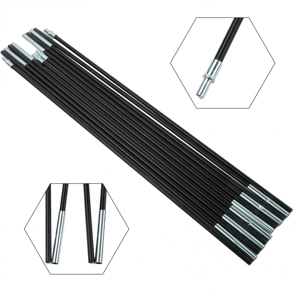 Flexible Fiberglas Zeltstangen für verschiedene Zeltgrößen