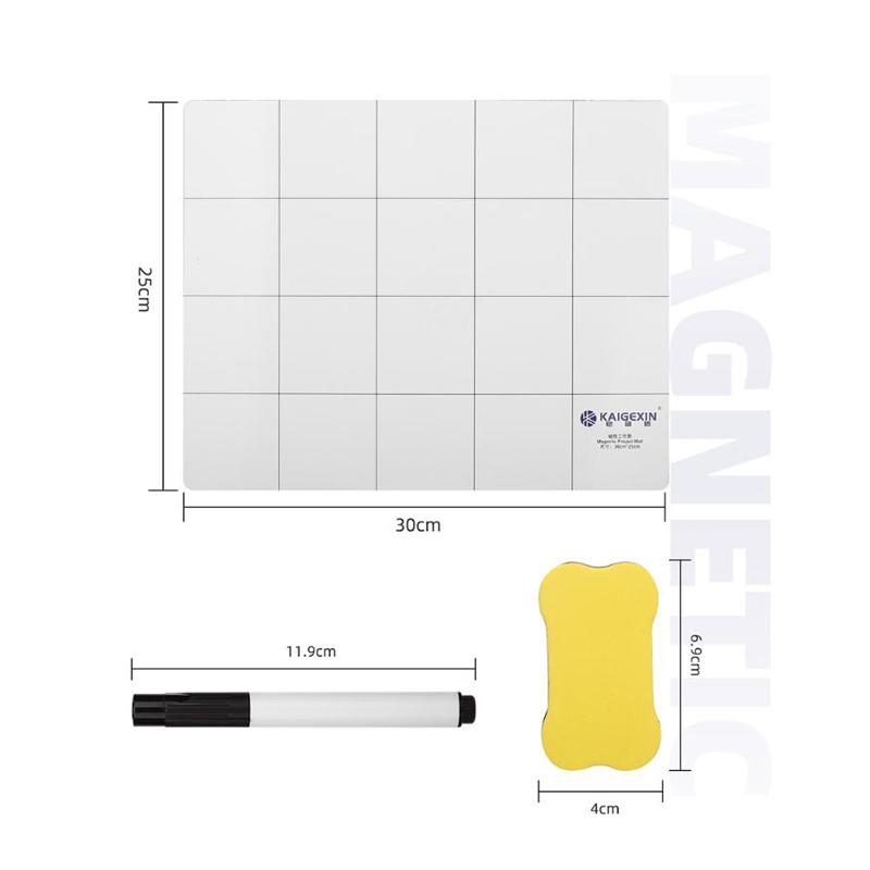 Magnetic Work Pad For Laptop Mobile Phone Maintenance Memory Screws Storage Mat Sort Adsorption Keeper Mat