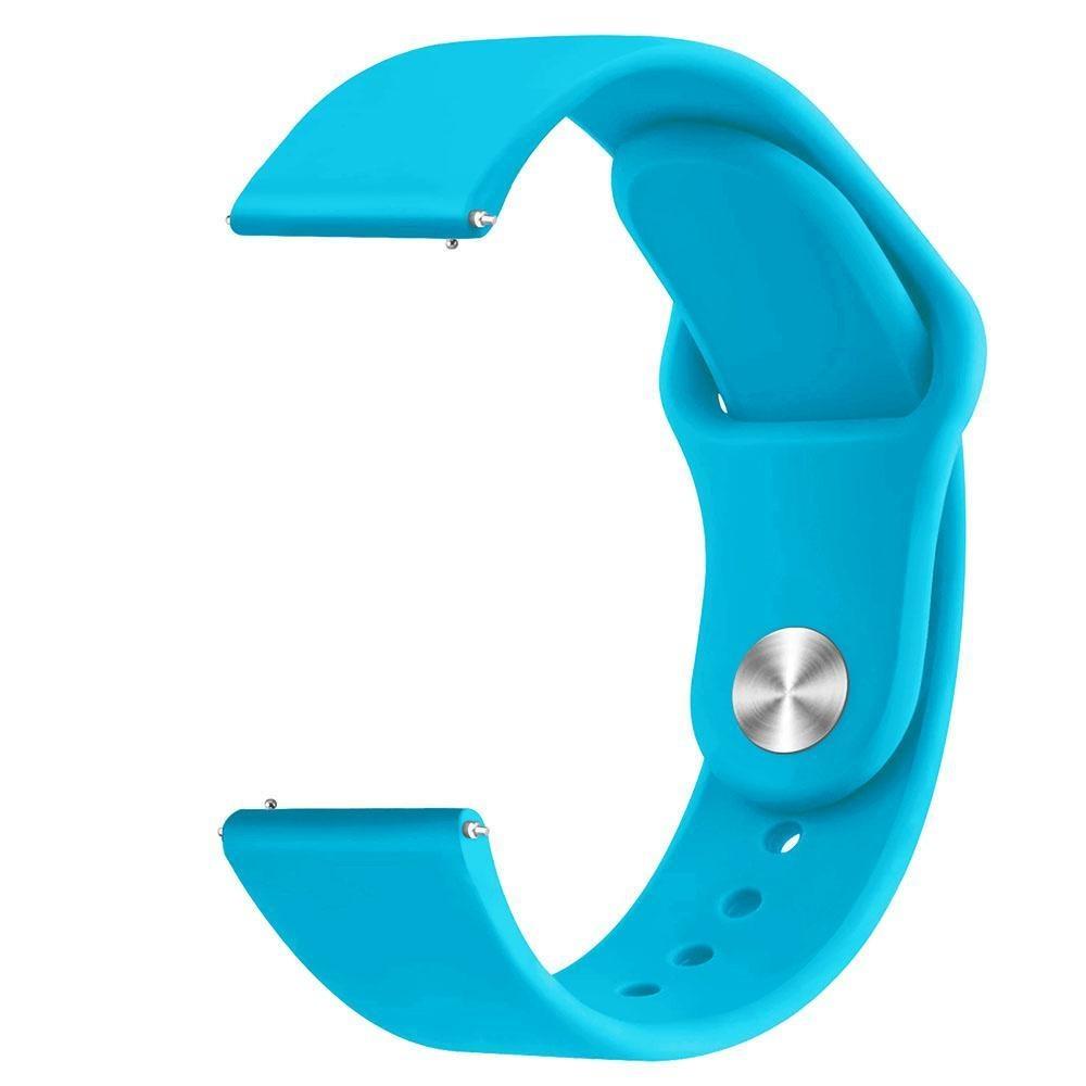 Pulseira esportiva de silicone de 20 mm / 22 mm para Samsung Galaxy Watch 4 5 6 40 mm 44 mm 6 Classic 43 mm / 47 mm 5 LTE 44 mm 5 Pro 45 mm 4 Classic 42 mm 46 mm 3 41/45 mm