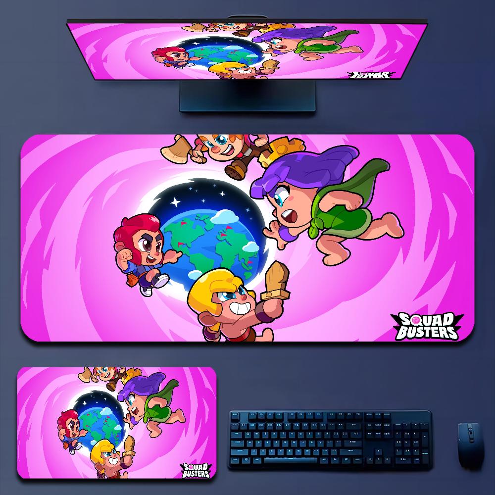 S-Squad B-Busters My Favorite gamer play mats Mousepad Size for Keyboards Mat Mousepad for boyfriend Gift