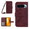 HT04 For Google Pixel 9 Pro XL Leather Case Crossbody Phone Cover with Wallet Stand