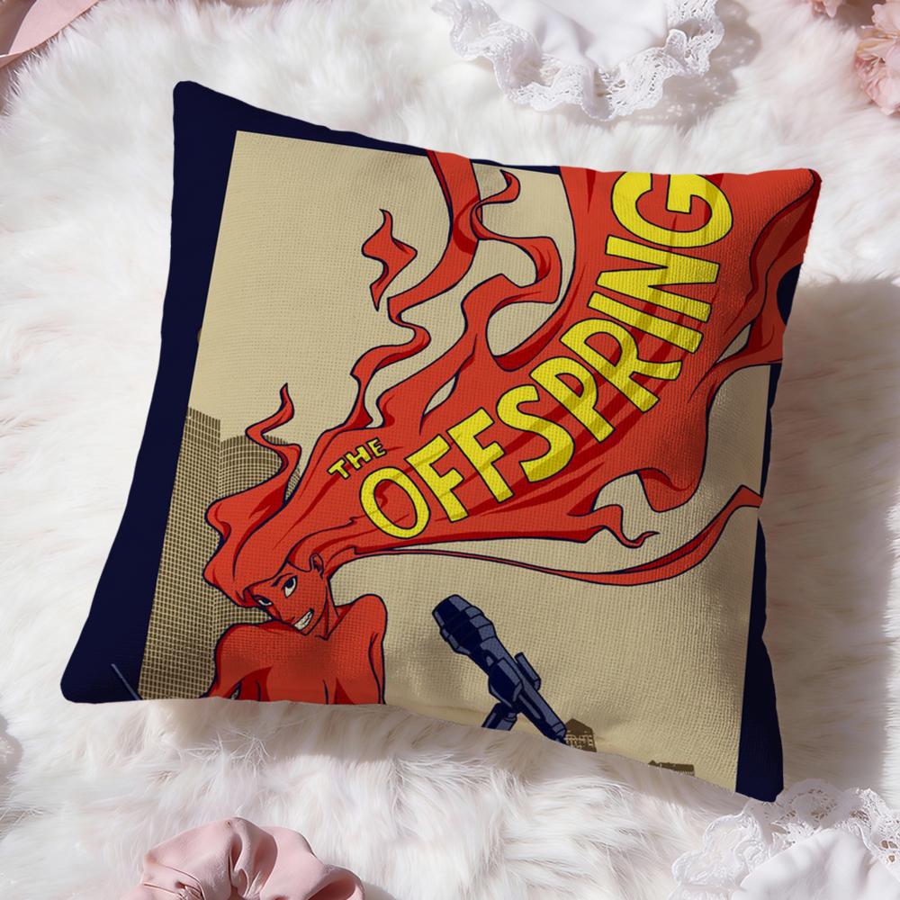 The O-Offspring Cushion Cover Premium Comfort Reversible Pillow Cove -Two in One Design for Any Room & Car Interior