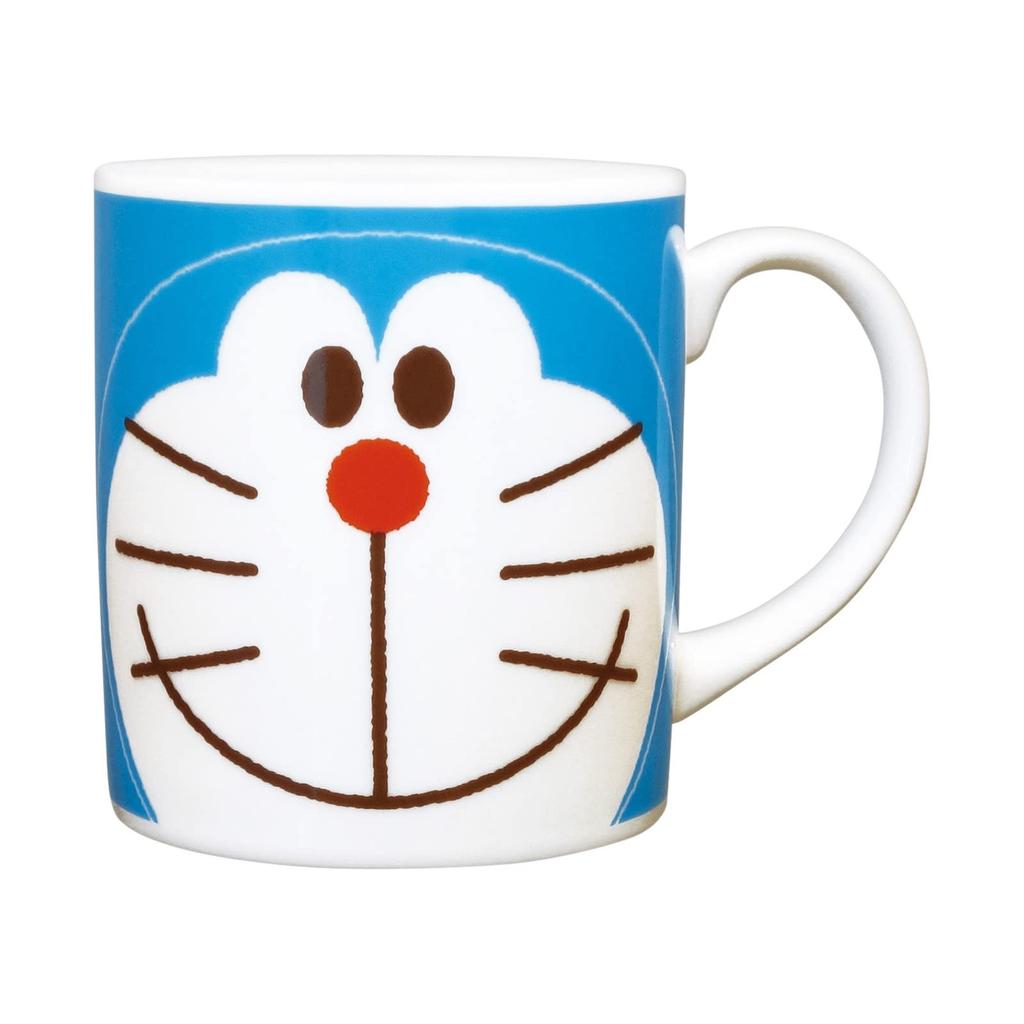 Kanesho Pottery Face Made In 007121 "Doraemon" Mug, Approx. 300ml, Up, Japan,