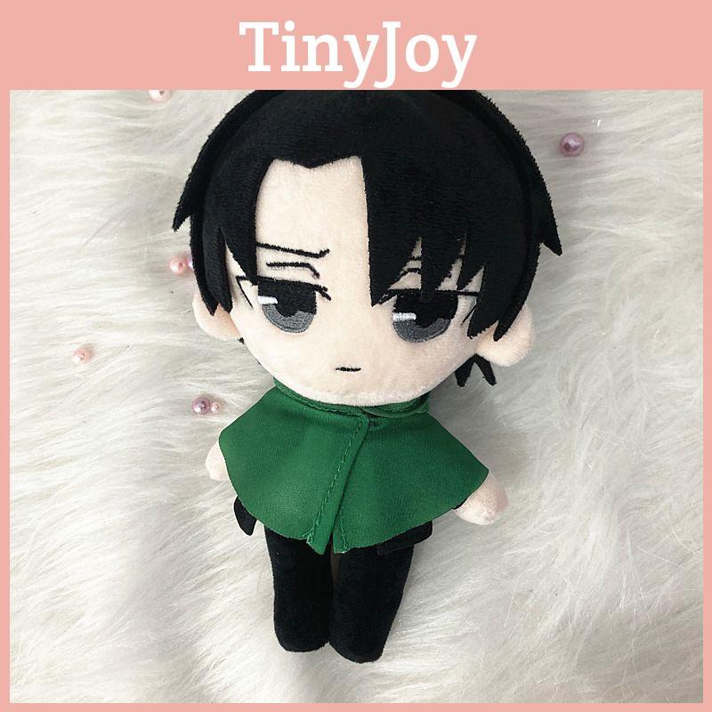 Jucărie de pluș adorabilă Levi Ackerman din Attack On Titan, pernă moale umplută pentru copii