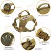 Tactical Pet Chest Harness with Traction Rope Set Universal Anti Slip for Cats and Dogs Paired with Personalized