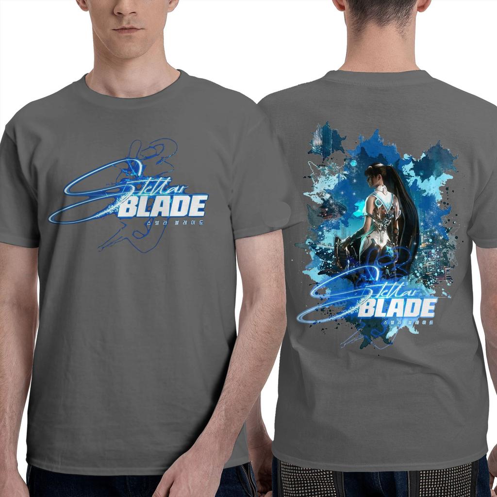 Stellar Blade Eve Artwork Design Character T-Shirts Men Amazing Pure Cotton Tees O Neck Short Sleeve T Shirts Gift Idea Clothes