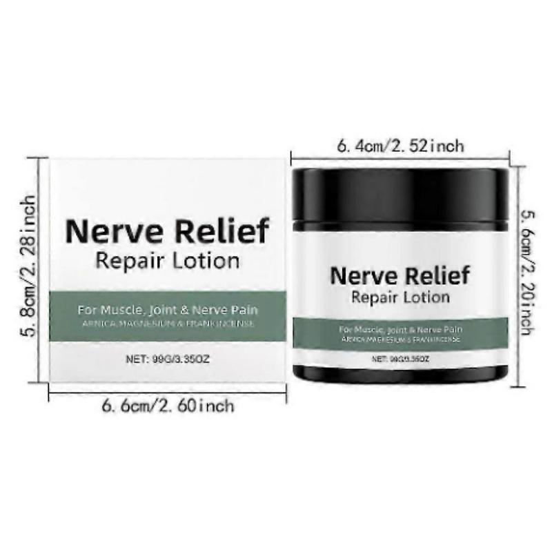 1-3x Extra Strength Nerve-Relief Cream, Nerve-Relief  Massage Cream for Feet, Legs, and Hands
