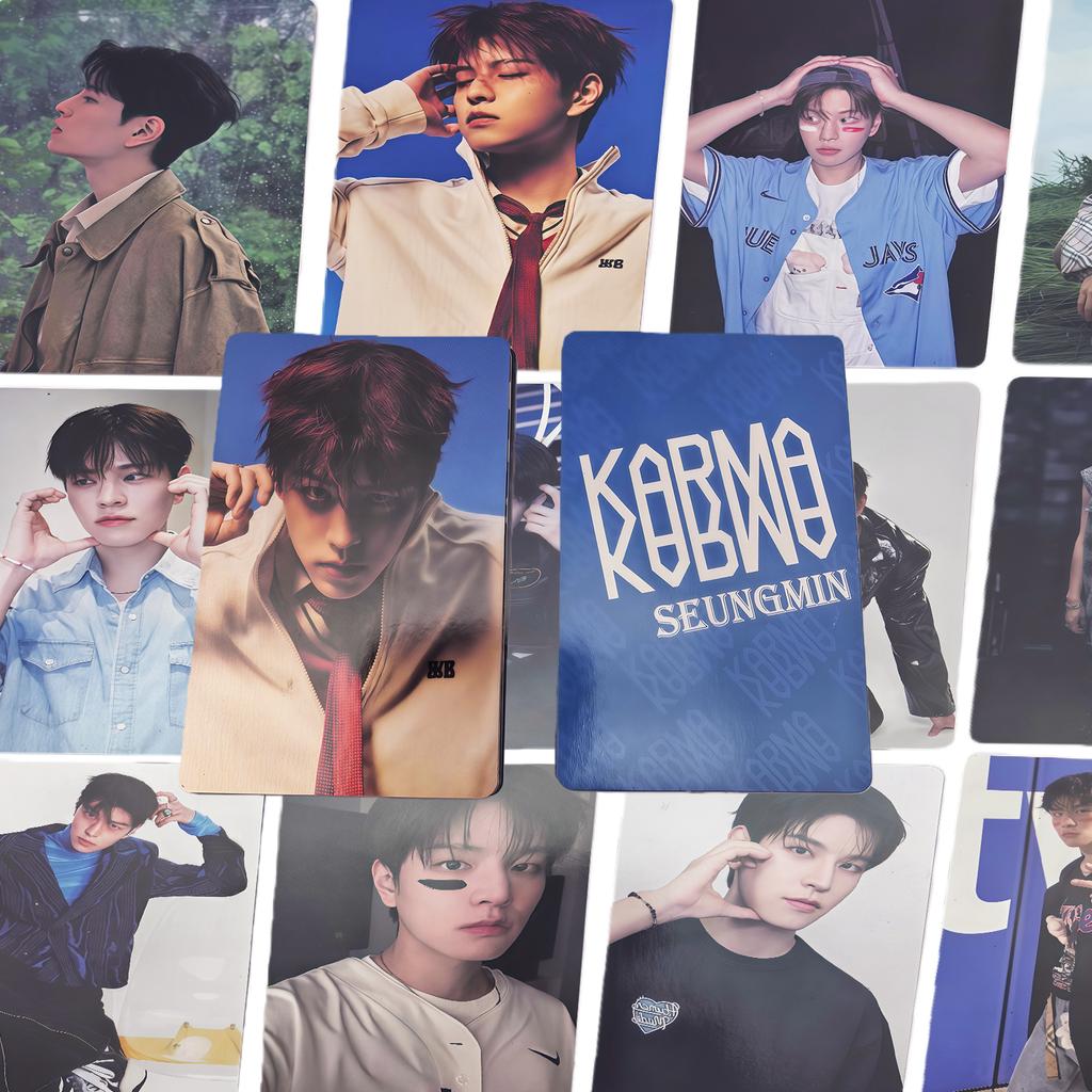 Beliebte StrayKids KOREAN POP Seungmin 127 STÜCK Fotokarten Karma Album Fotokarte Das 4. Album Stray Kids Fans Freund Geschenke KARMA Sammler
