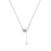 Inspired Galaxy Titanium Steel Necklace: Luxurious & Versatile Design for Women - Light, Elegant Clavicle Chain