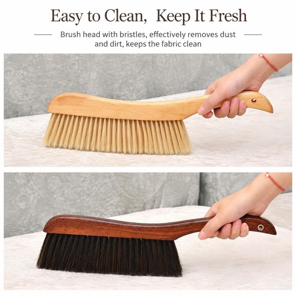 Long Handle Dust Brush Soft Bristle Sweeping Brush Deep Clean Bed Brush Hotel Use