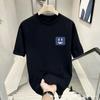 American Printed Cotton Short-Sleeved T-Shirt Men'S Loose Round Neck Short-Sleeved Couple'S Casual Versatile Half-Sleeved Bottoming Shirt