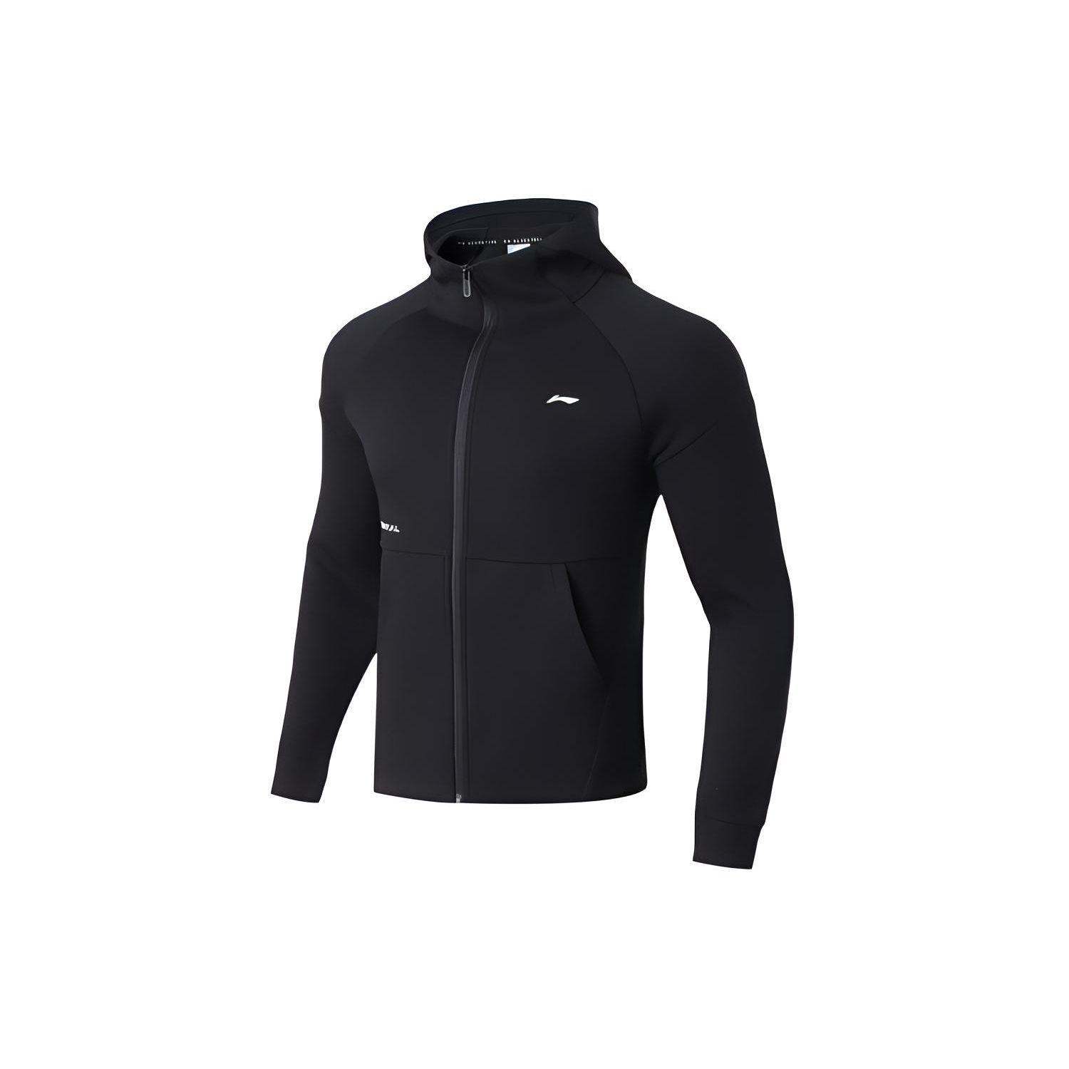 

Li-Ning Спортивная толстовка с капюшоном Training Series Logo Print, женские толстовки, черные AWDR014-1 S