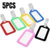5/10PCS Luggage Tag Boarding Shipping Plastic Baggage Tags Travel Accessory Women Men Suitcase ID Address Name Portable Label