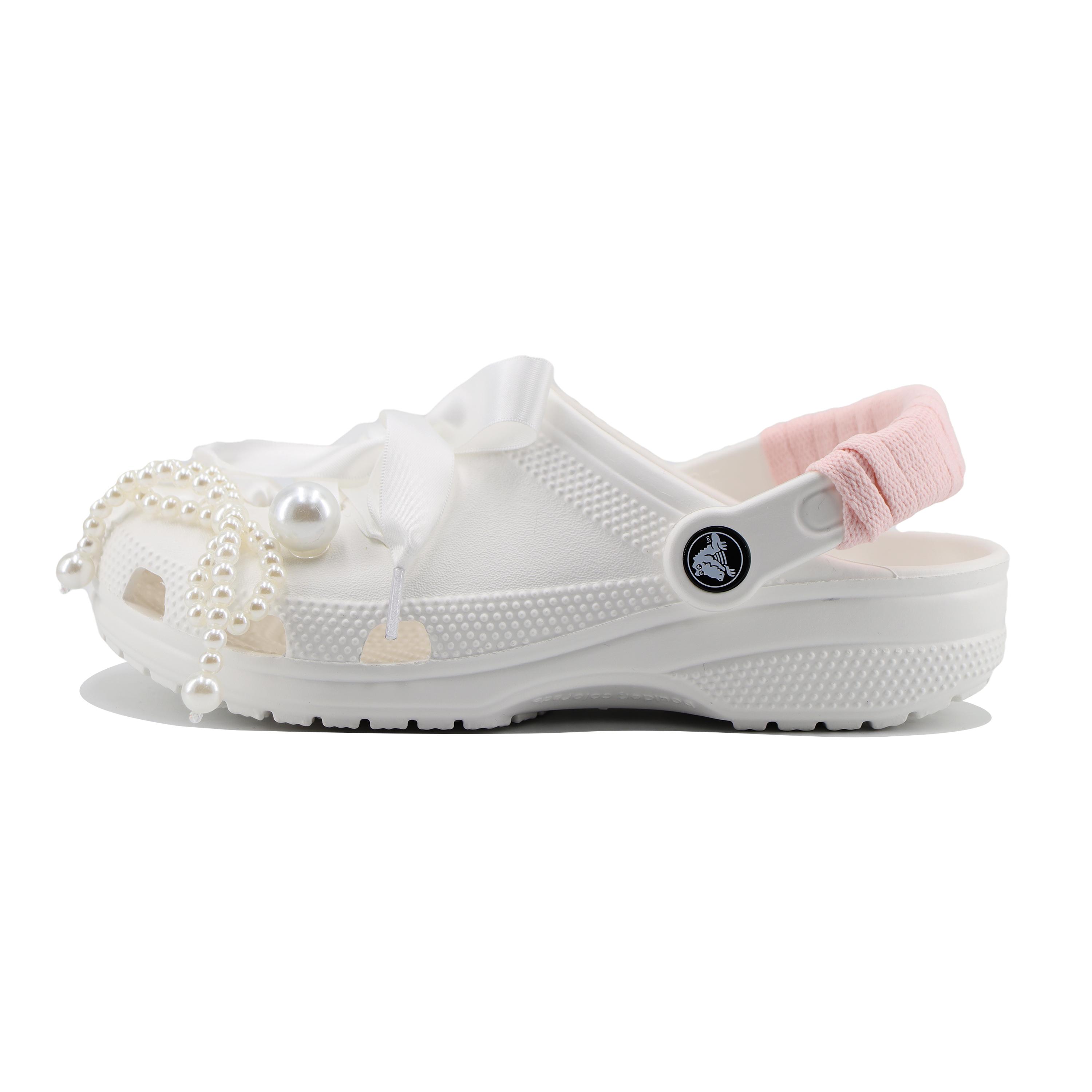 

Crocs Классические клоги Carp Pie Sweetheart Strap Модные Универсальные Тренд Дырявые туфли Унисекс Цвет лотоса 41-42
