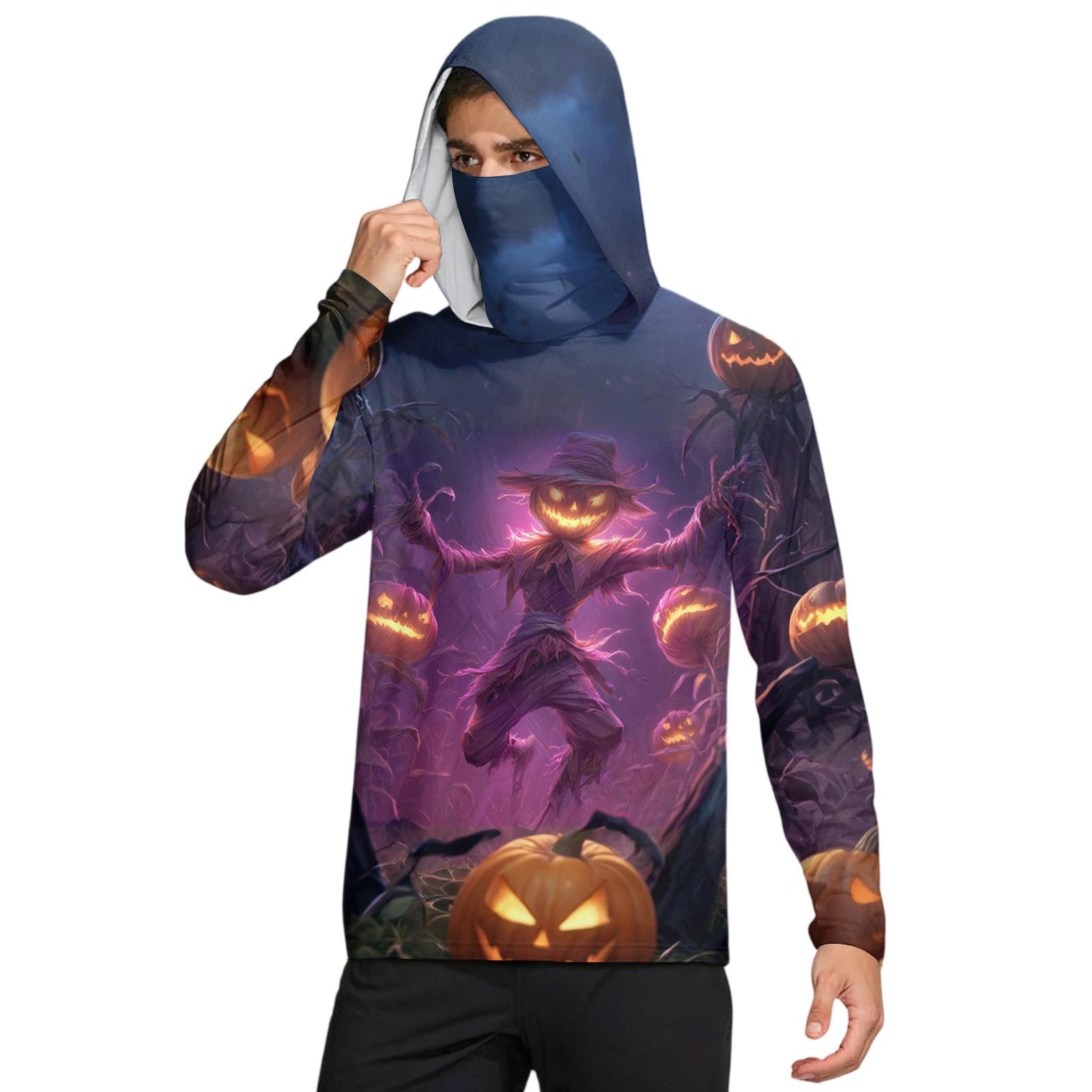 

Men s UPF50+ Sun-protective Shirt, Quick-drying Long-sleeved Shirt, Running Exercise Fishing Shirt L фіолетовий