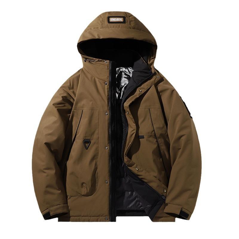Men's Down Jacket Winter Outdoor Charge Hooded Large Size High Quality Jacket