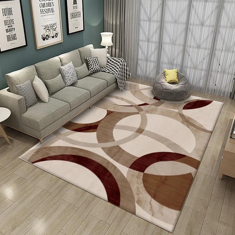 

Square Meter Velvet Modern Minimalist Pattern Living Carpets,for Bedrooms and Living Rooms, Indoor and Outdoor Decorative Rugs 40x60cm