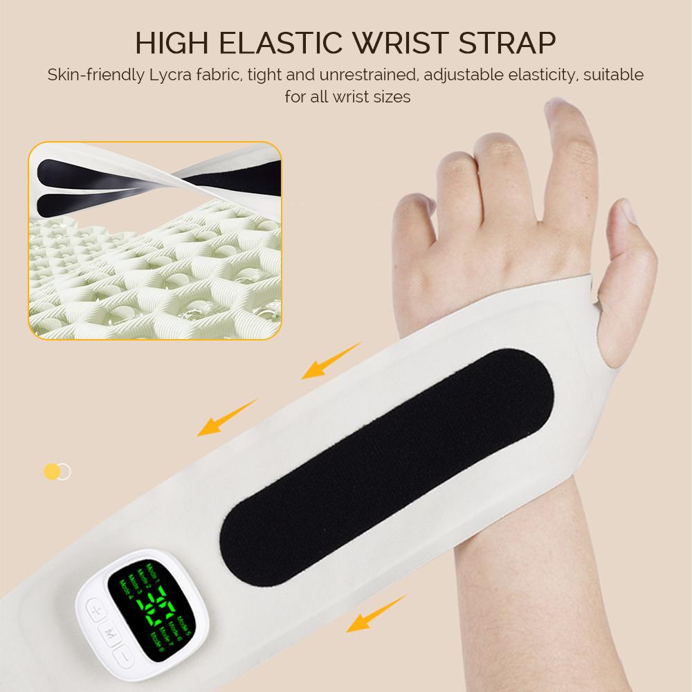 EMS Wrist Massager Electric Vibration Hand Guard Band Wrist Strap Microcurrent Relieves Tenosynovitis Massage Machine