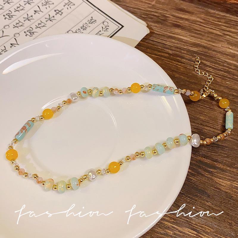 Colier Etnic Stil Ghioc de Stejar: Accesoriu de îmbrăcăminte unisex din bumbac și in țesut manual