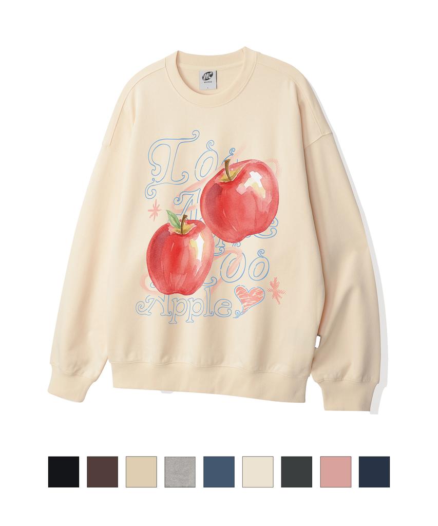 WILDROCK Too Apple Oversized Sweatshirt_9 Col (A Type)