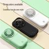 Dual-Use Portable Folding Neck Fan: Handheld, Desktop, Low Noise, Strong Wind, Outdoor-Friendly.