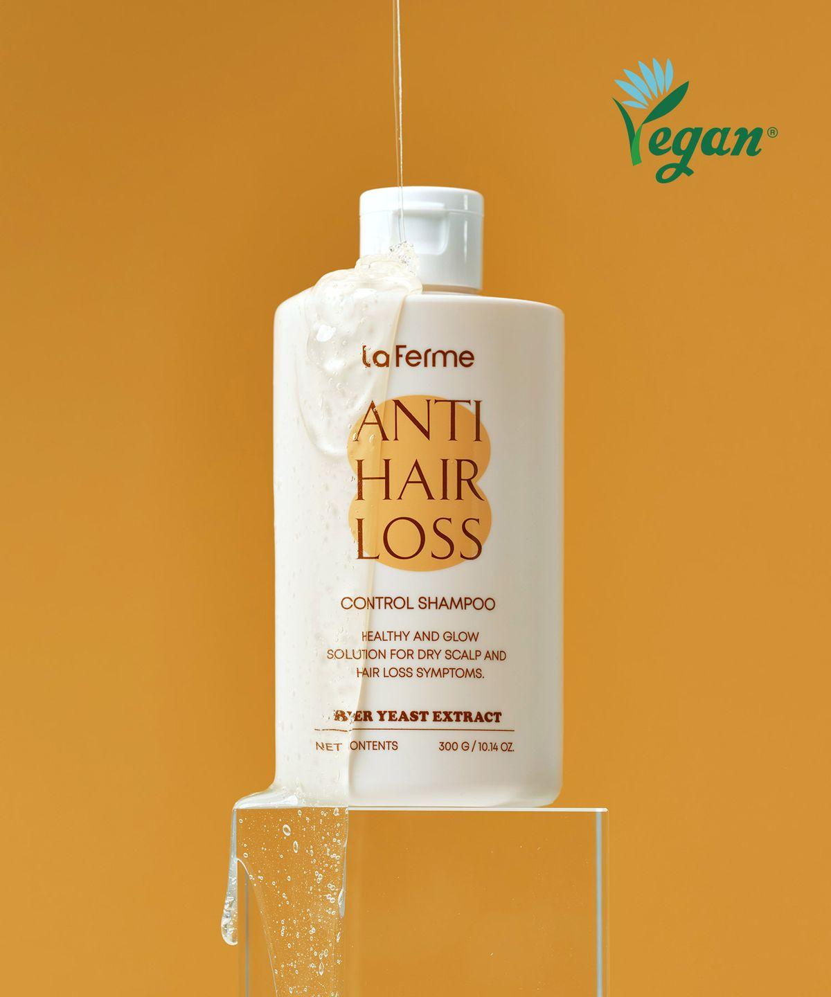 Anti-Hair Loss Control Shampoo 300g (+La Ferme Sample Kit Gift)