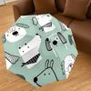1PC Dog Pattern Umbrella-8-Rib Reinforced, Automatic Open, Lightweight & Durable, Cute Fashion Accessory for Outdoor-P91