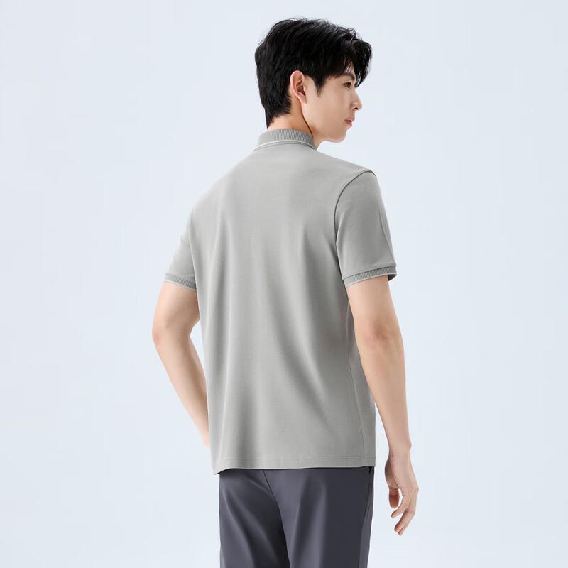 Seven Men's Silk Blend Pique Polo Shirt