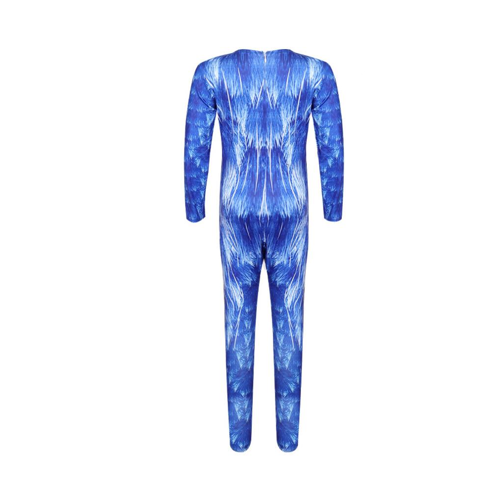 (Sonic, 190) Sonic Cosplay Costume Jumpsuit Party Fancy Dress Bodysuit for Kids Adults