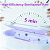 Multifunctional Cleaning Box, Portable USB Cleaning Box for Nail Manicure Make Up Tools,Jewelry,Tattoo Supplies Cleaning