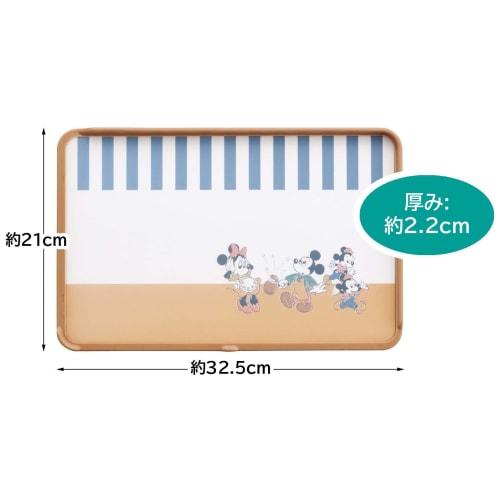 Skater Double-Sided Cutting Board with Spill-Resistant Guard, AG+ Antibacterial, 21 x 32.5 cm, Medium, Disney Mickey & Friends, KTMT1AG-A