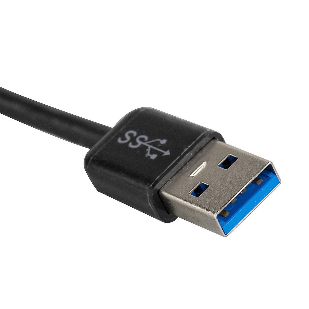 USB 3.0 External Enclosure for 12.7mm SATA DVD CD BD Drive Player One Cable Case