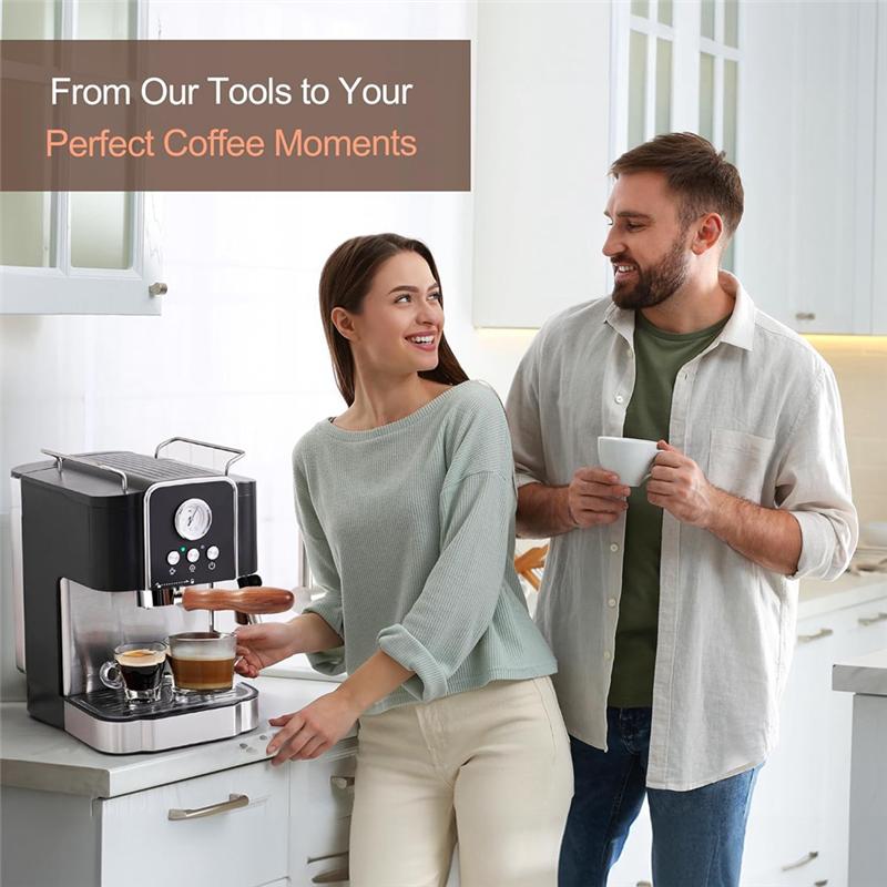 

A65T-51Mm Bottomless Portafilter With Puck Screen, 3 Ears Stainless Steel Professional Espresso Portafilter