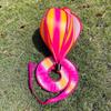 Giant Size Hot Air Balloon Rainbow Colors Color-changing Film Rainbow Decoration Transparent Film Striped Tie Dye