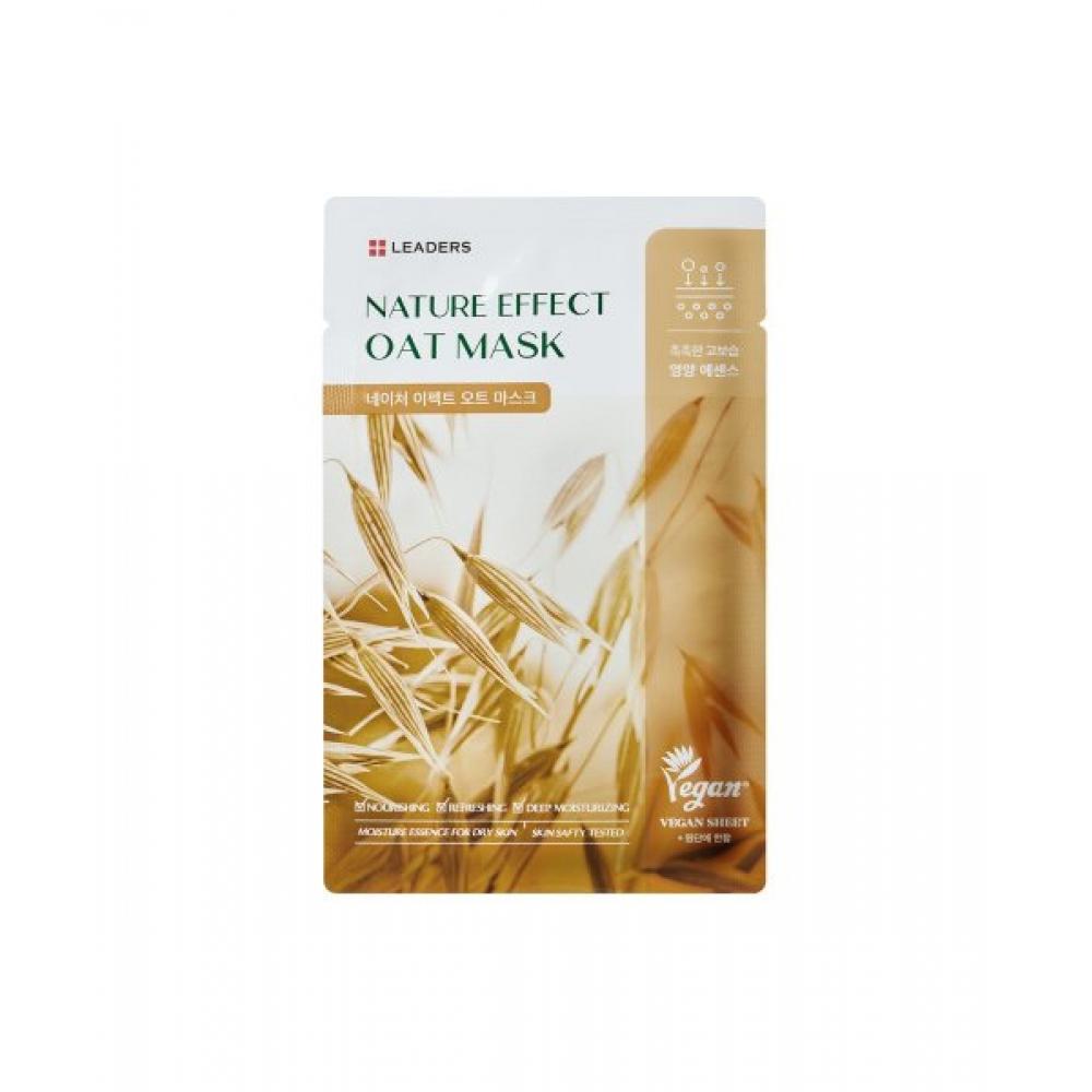 Leaders Cosmetics Oat Mask 10 Sheets Nature Effect