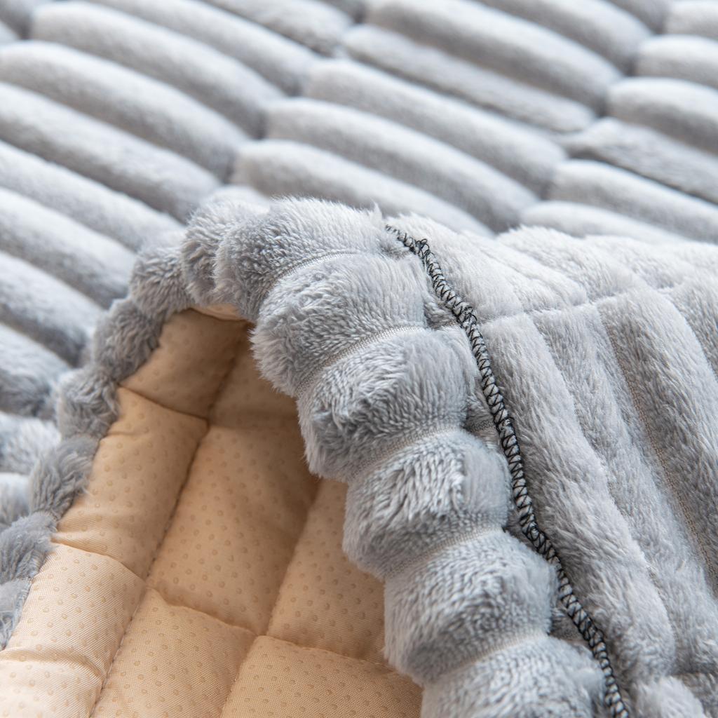 Thicken Plush Sofa Slipcover Universal Non-slip Super Soft Sofa Towel Winter Corduroy Couch Cushion For Living Room Modern Home