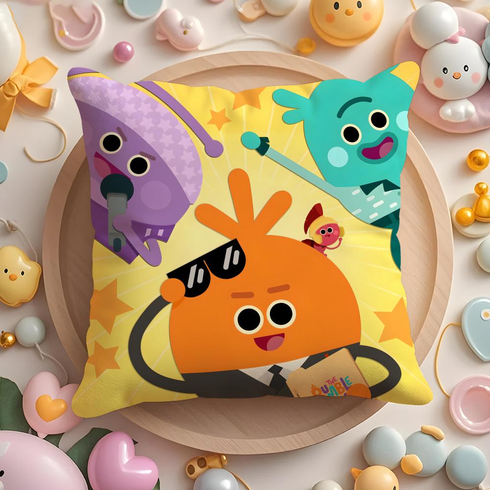 Bumble Anime N-Nums Povlak na polštář Domů a do auta Víceúčelový povlak na polštář - Oboustranný, Měkký a Odolný pro každodenní použití