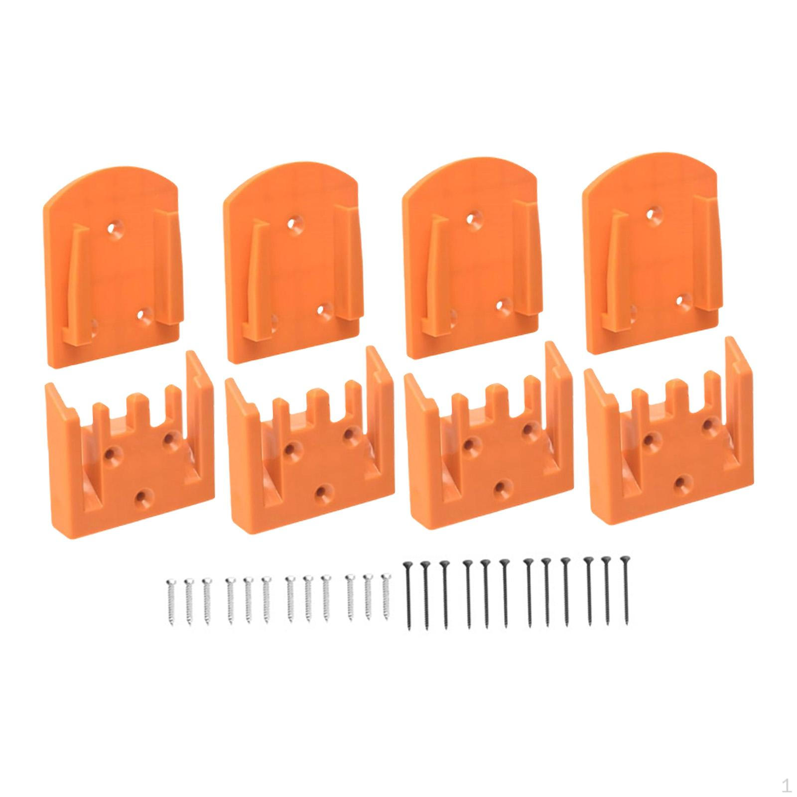 

Tool and Battery Holders Wall Organizer Rack Easy to Install Display Storage Shelf Hangers for Drill