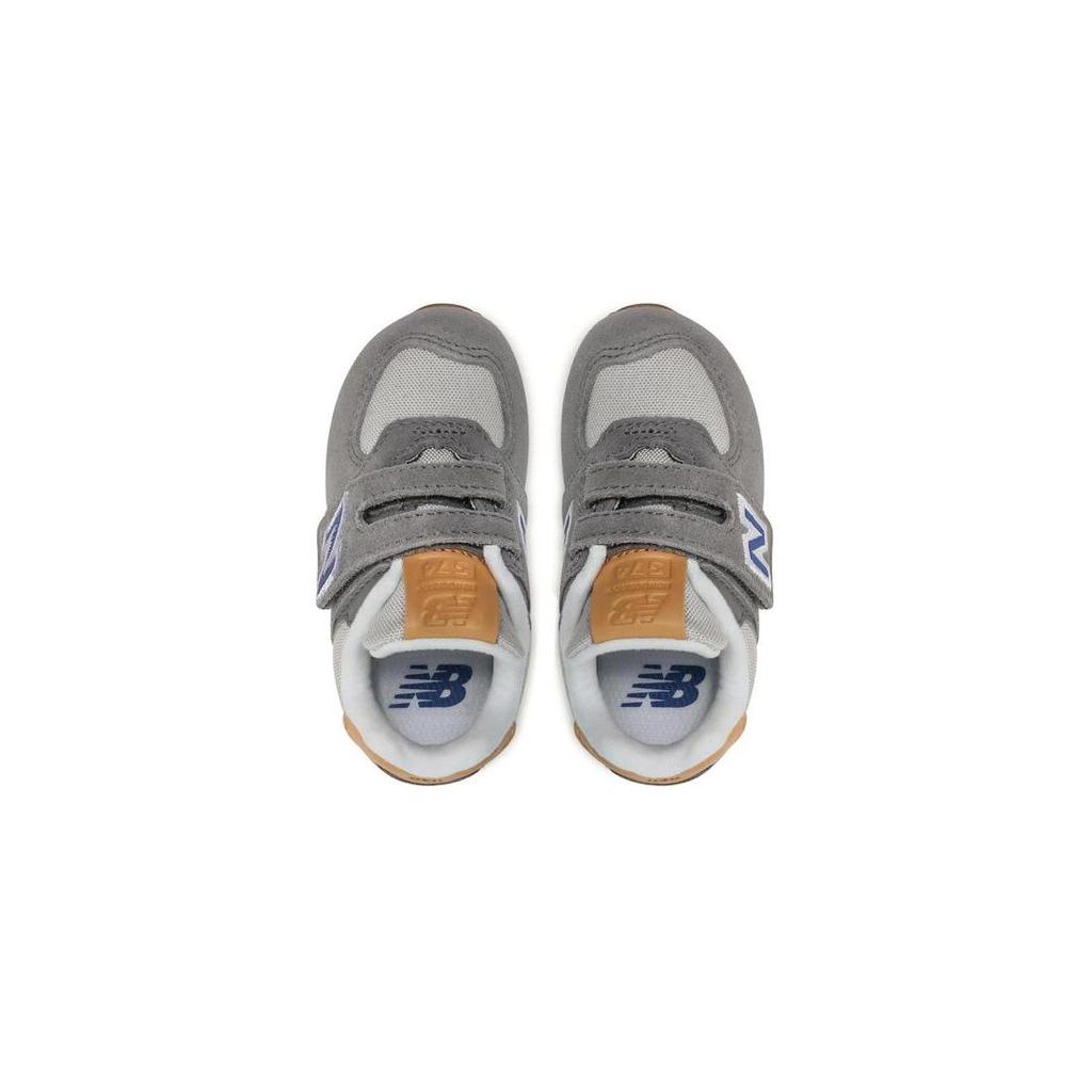New Balance NB 574 Cushioning Abrasion Resistant Breathable Low top Toddler Shoes Castle Gray Infant And Toddler IV574NA2