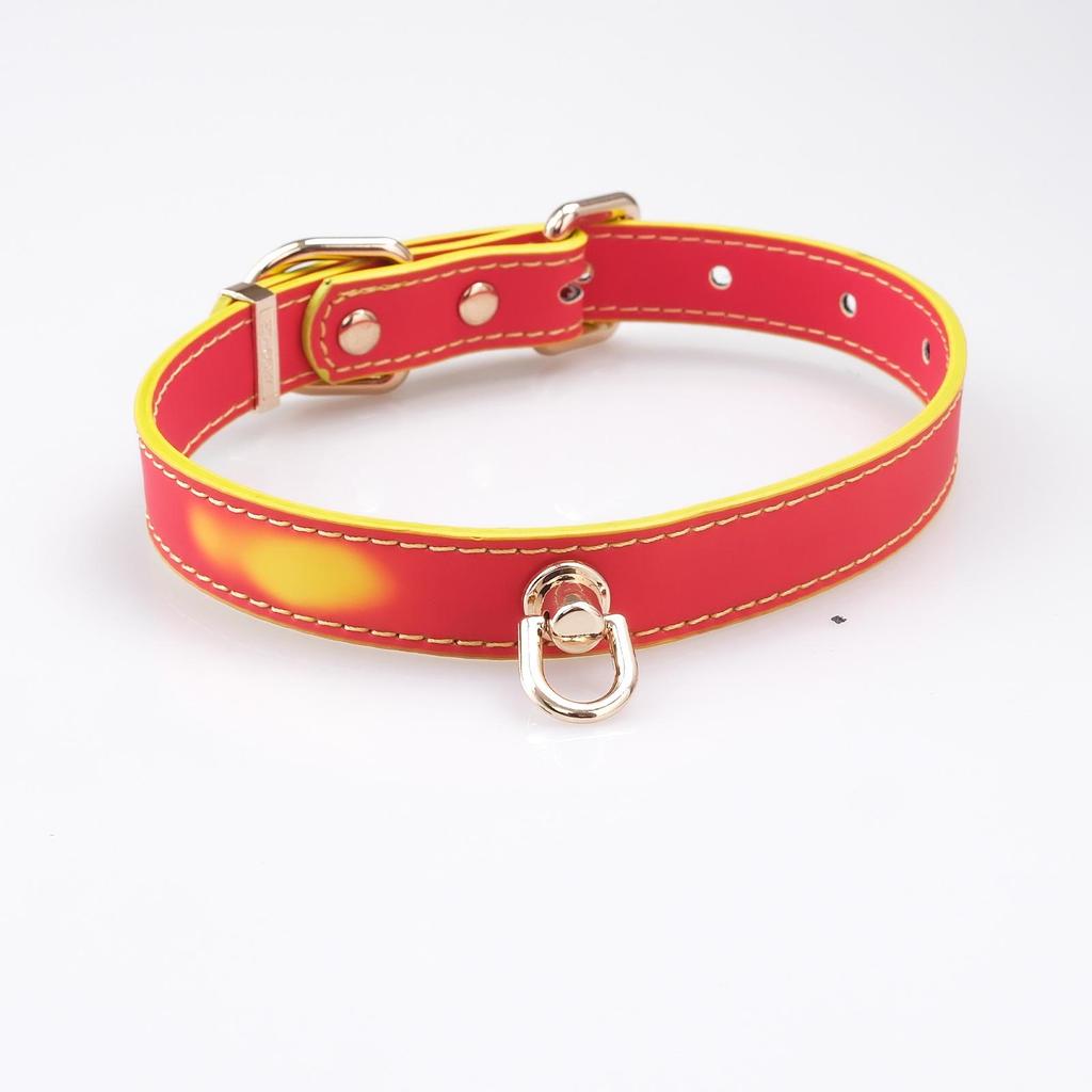 Gotischer Choker mit Farbwechsel-Tropfbeutel – Handgefertigte Punk-Paar-Halskette