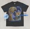 Three Cheetah Moon T-Shirt Funny Cheetah Animal Lover Unisex Graphic Shirt