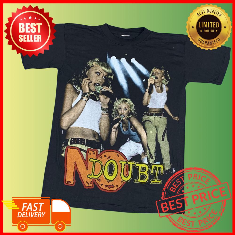 vtg 90s No Doubt bootleg rap Black All Size T-Shirt Unisex T-Shirt S