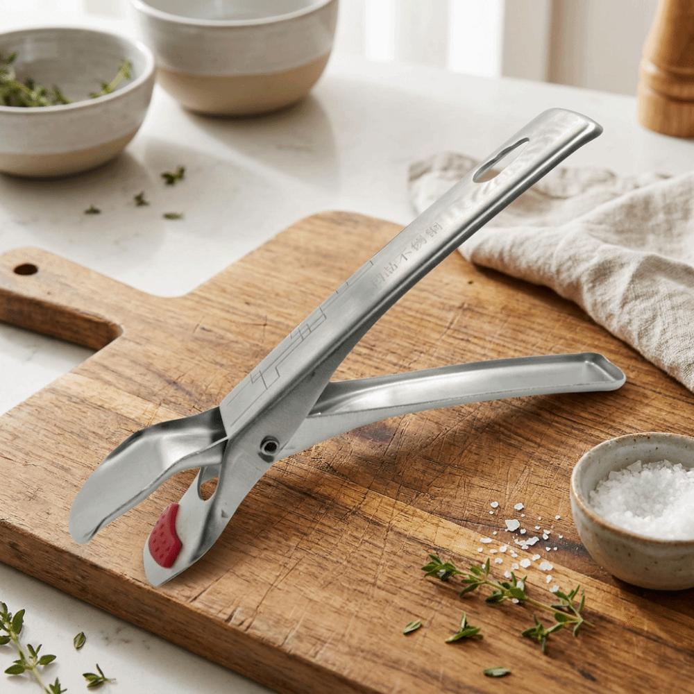Non Slip Stainless Steel Dish Clips Ergonomic Handle Hot Plate Holder Bowl Clips Oven