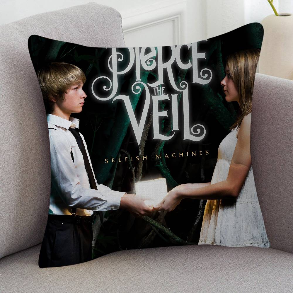 Rock Band Pierce The Veil Pillow Case Soft Double Sided Print Sofa Cushion Cover Throw Pillow Covers