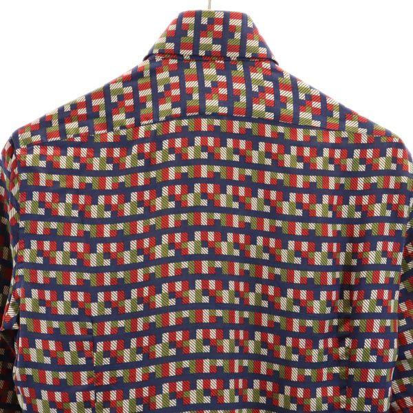 Lanvin Seidenmischung Overall Griff Langes Hemd 37 Herren Gebraucht