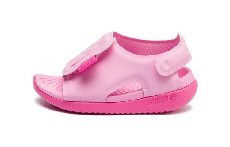 Nike Sunray Adjust 5 Breathable Low top Toddler Shoes Pink Infant And Toddler AJ9077-601 27